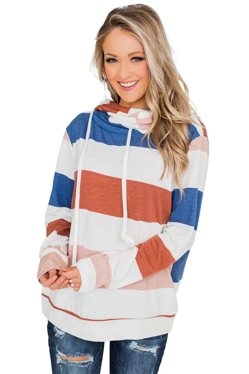 Knocking Overlap Hoodie