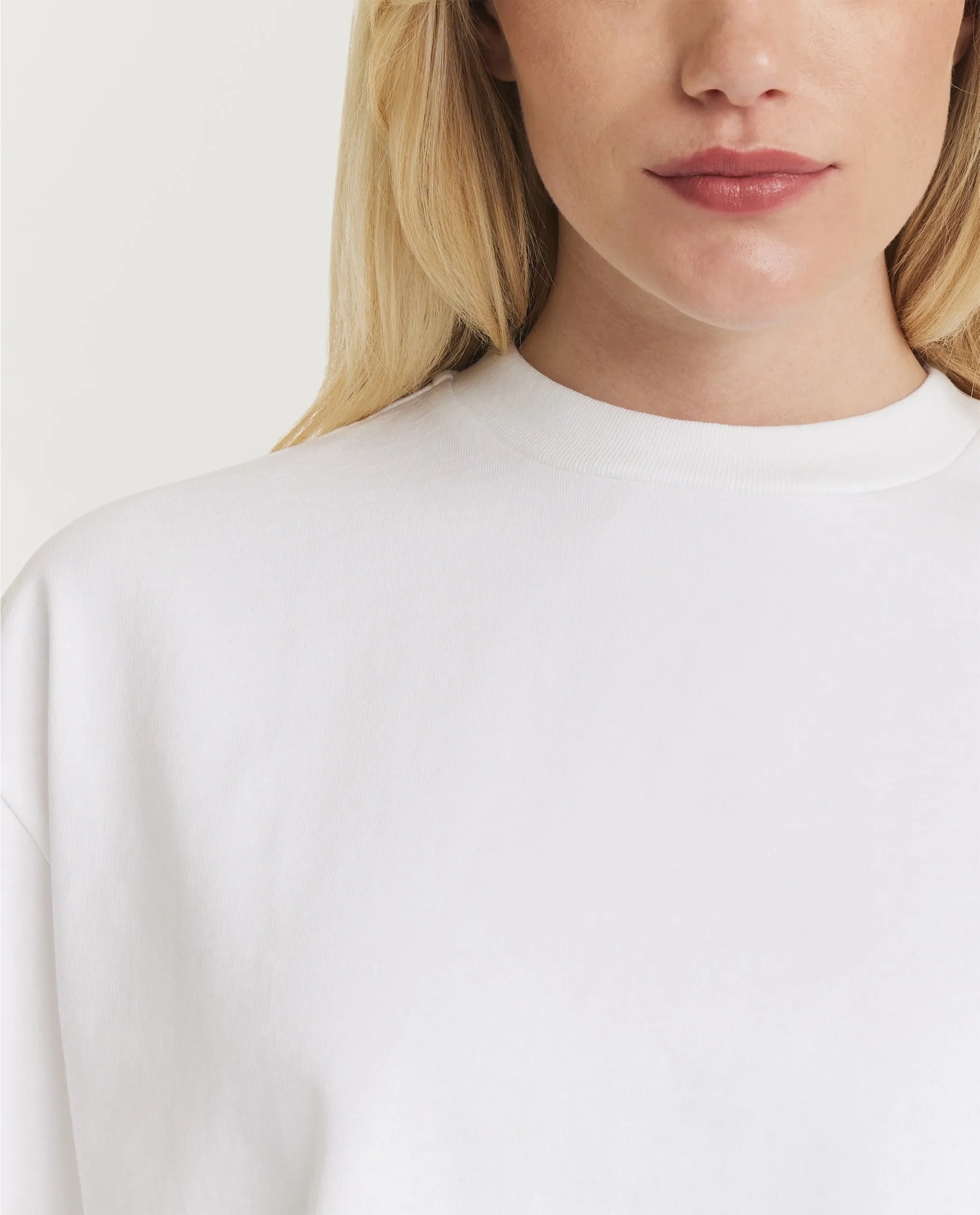 Kort Boxy T-Shirt - Wit