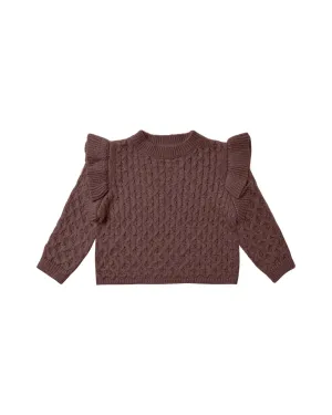 La Reina Sweater || Plum