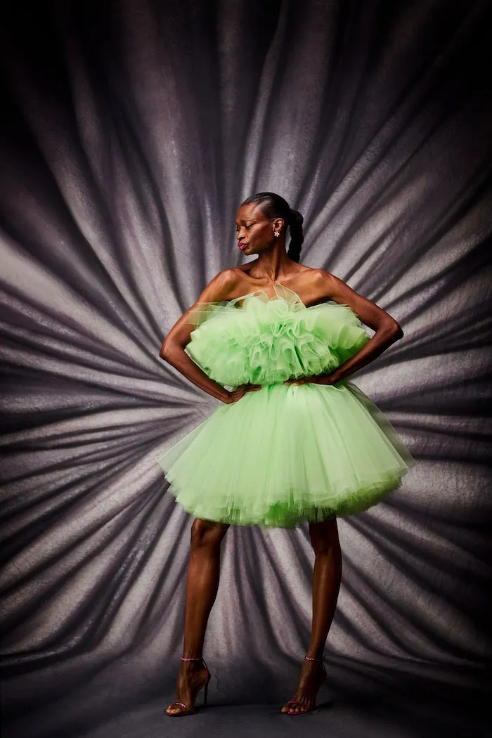 Layered Tulle Mini Skirt