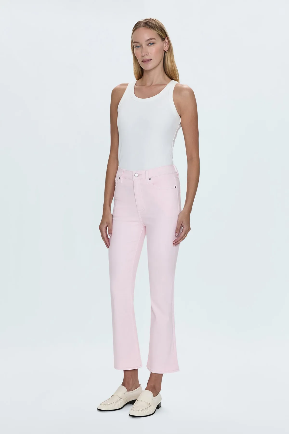 Lennon Blush Cropped Jean