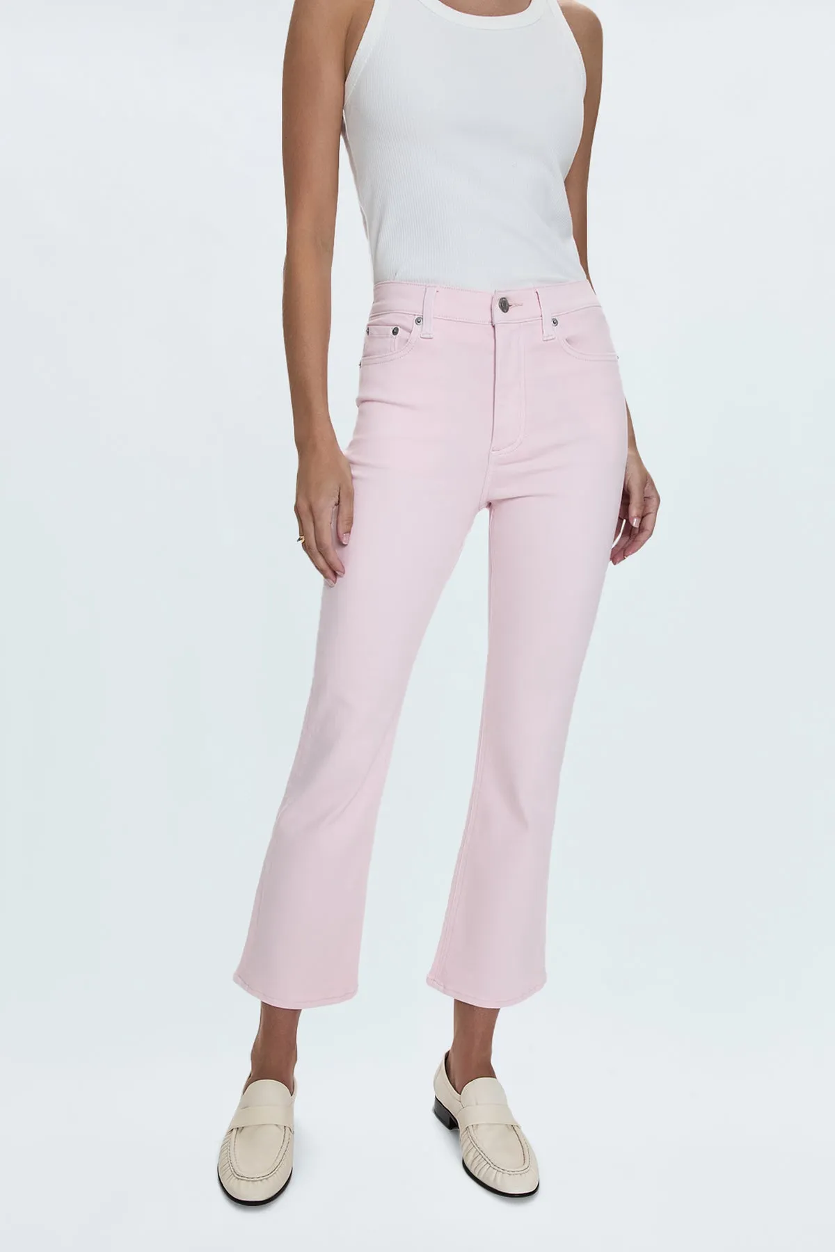 Lennon Blush Cropped Jean