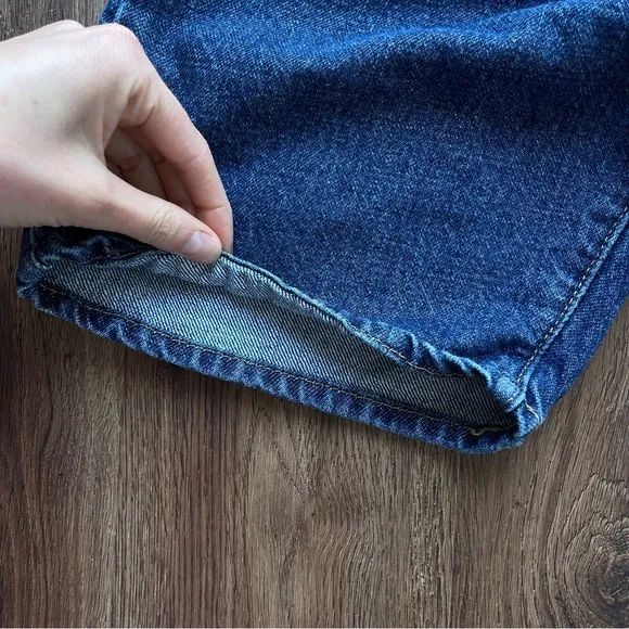Levi’s 505 32 Vintage 90s Long Relaxed Denim Shorts Straight Fit Y2K High Rise