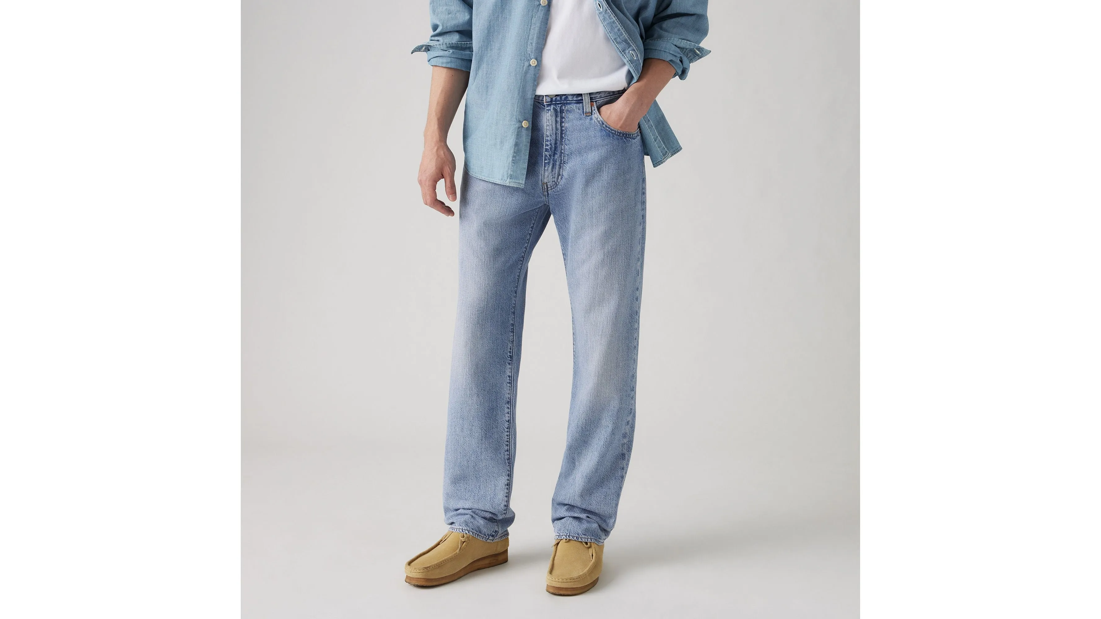 Levis | 555™ Relaxed Straight Lightweight Jeans | 0009 hellused