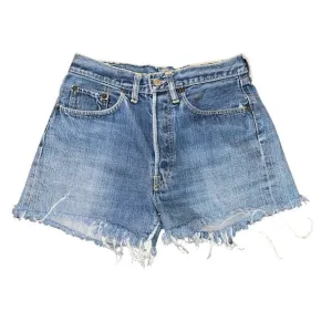 Levi’s Big E Vintage Button Fly Cut Off Daisy Duke Shorts Size 27