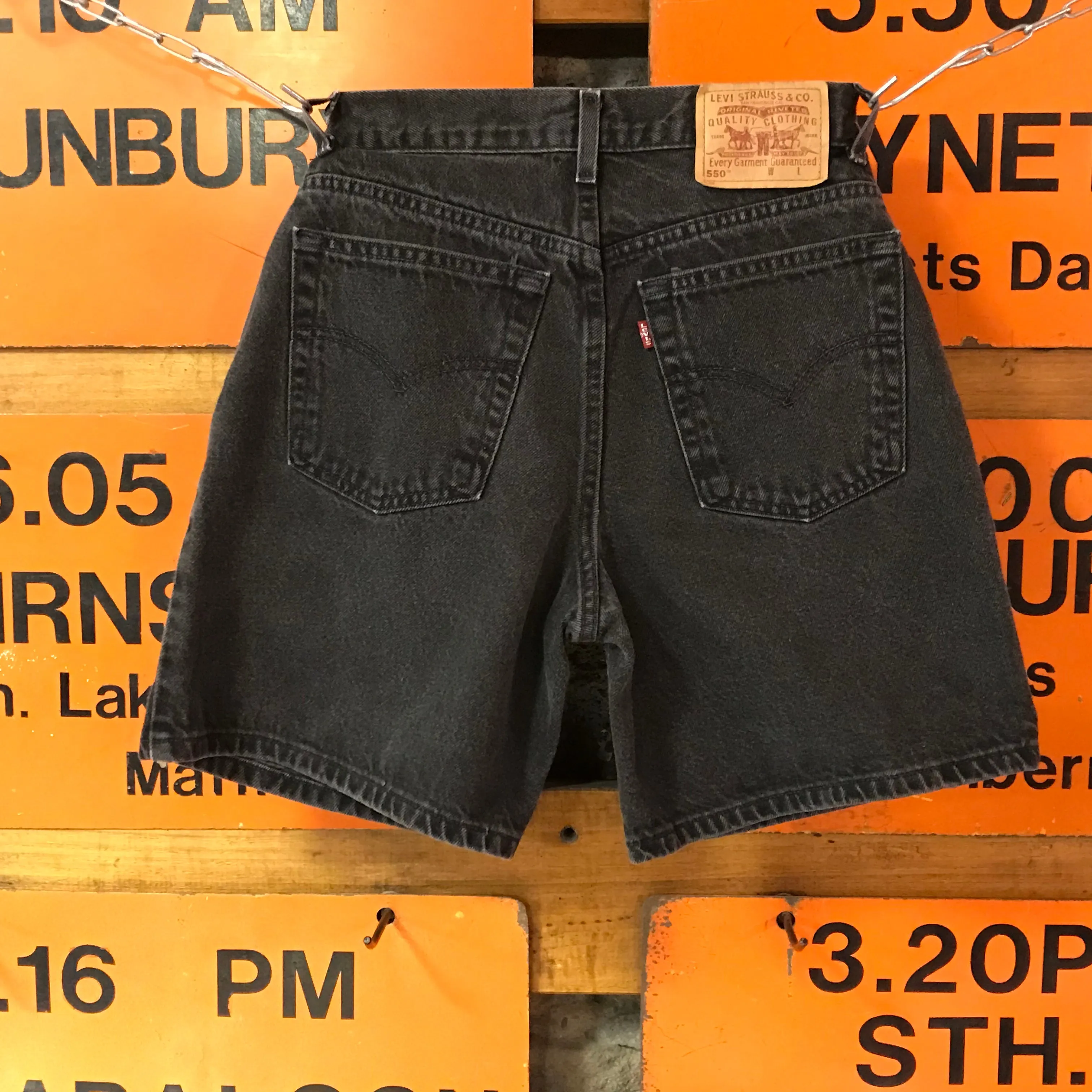 Levi’s Women’s High Rise Vintage 90’s 550 Relaxed Fit Denim Short