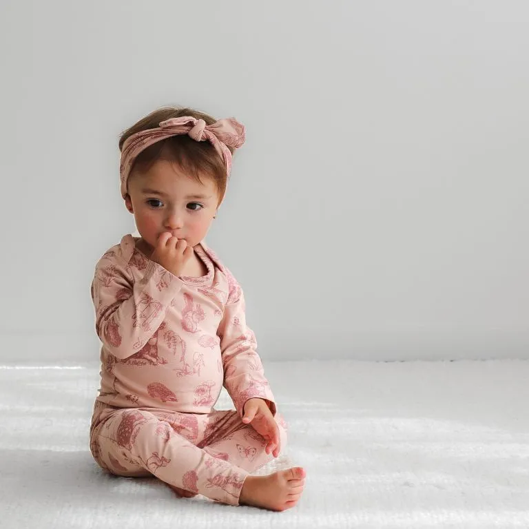 Long Sleeve Bodysuit - Forest Friends