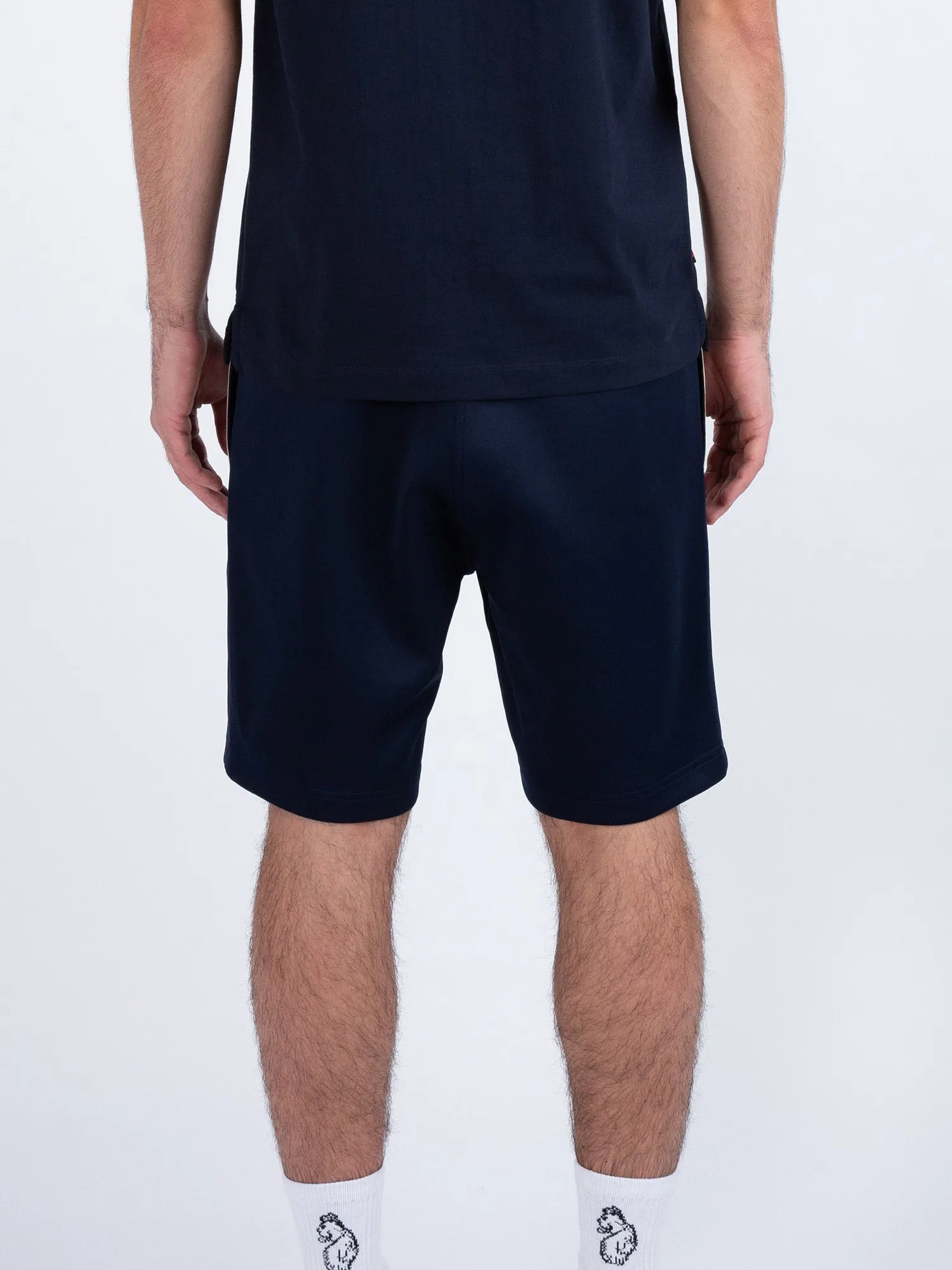 Luke 1977 M771050 Lakes Tape Detail Shorts Dark Navy