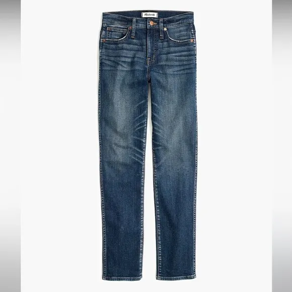 Madewell Slim Straight Jeans in Hammond Wash