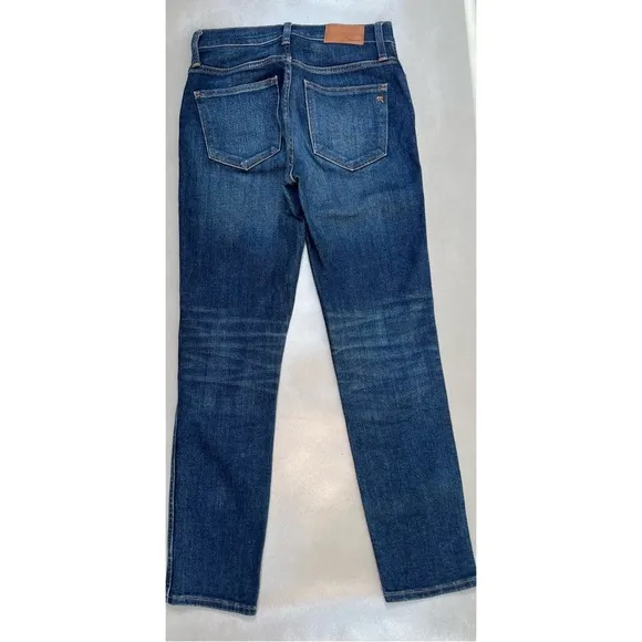 Madewell Slim Straight Jeans in Hammond Wash
