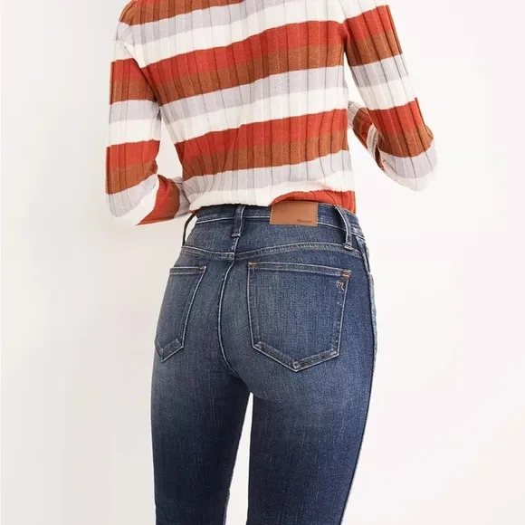 Madewell Slim Straight Jeans in Hammond Wash