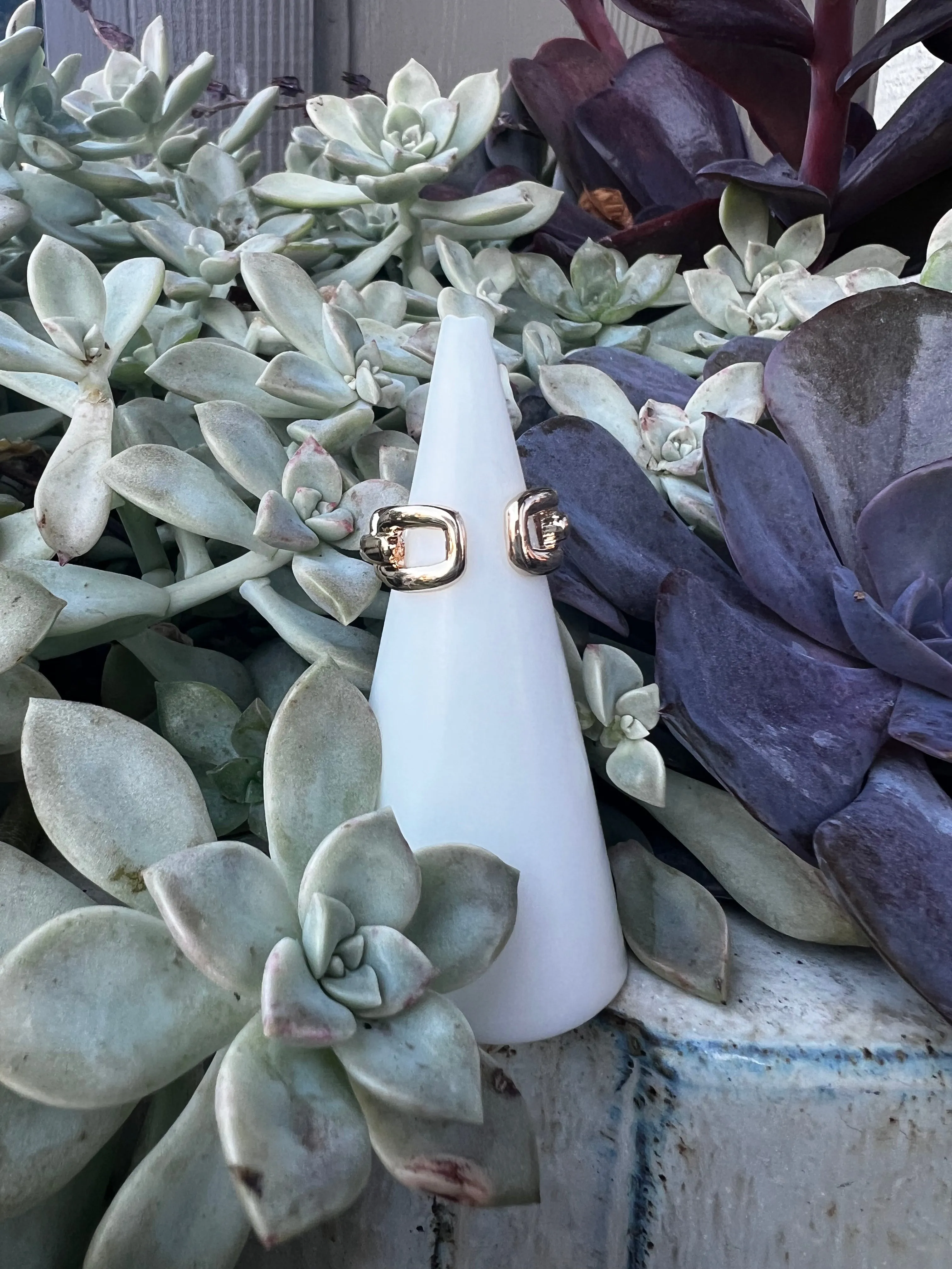 Majesty Oversized Link Chain Ring