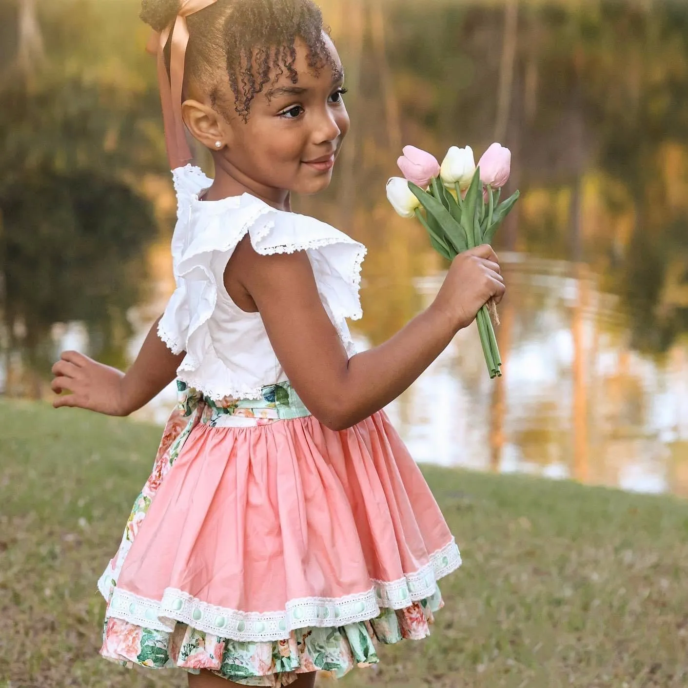 Margaux Set-Mint blooms