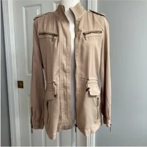 Max Jeans Tan Utility Jacket Size XS