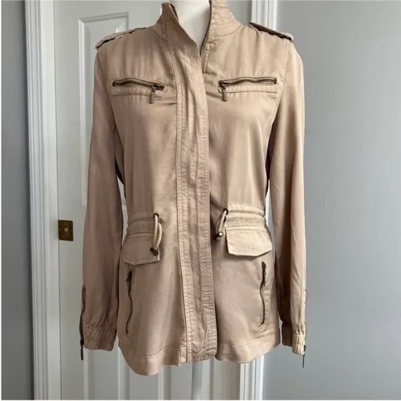 Max Jeans Tan Utility Jacket Size XS