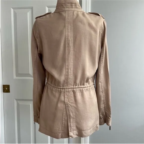 Max Jeans Tan Utility Jacket Size XS