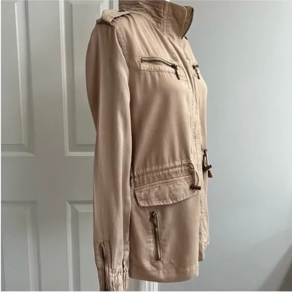Max Jeans Tan Utility Jacket Size XS