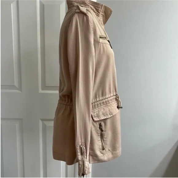 Max Jeans Tan Utility Jacket Size XS