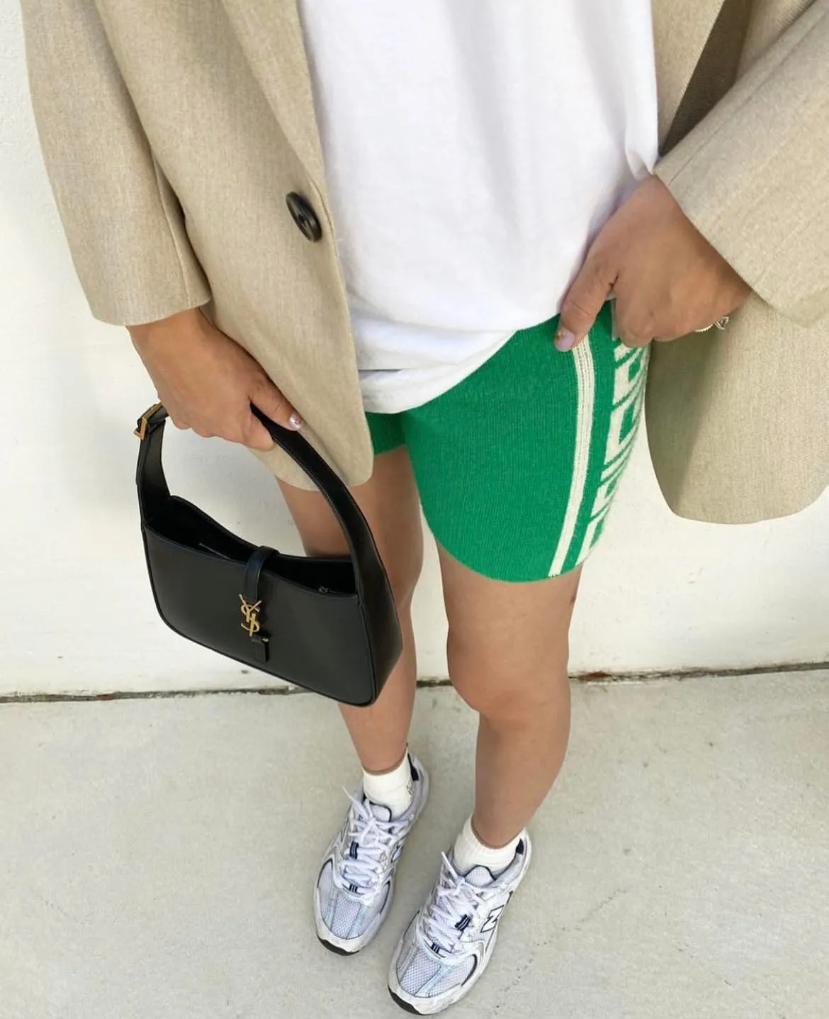 Maze Knit Short Green