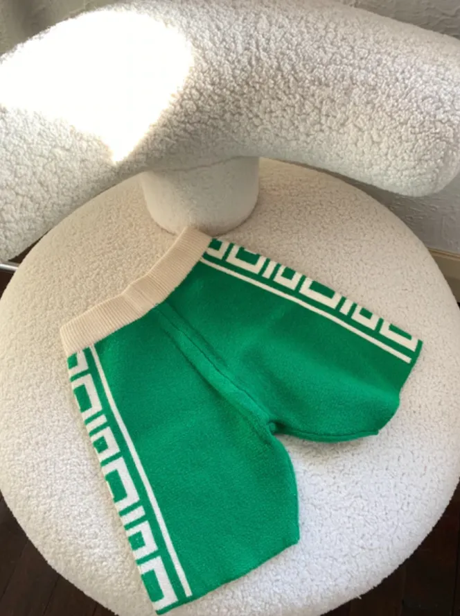 Maze Knit Short Green