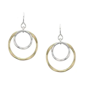 Medium Layered Rings Earring