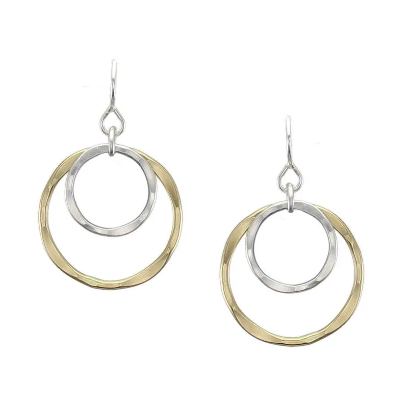 Medium Layered Rings Earring