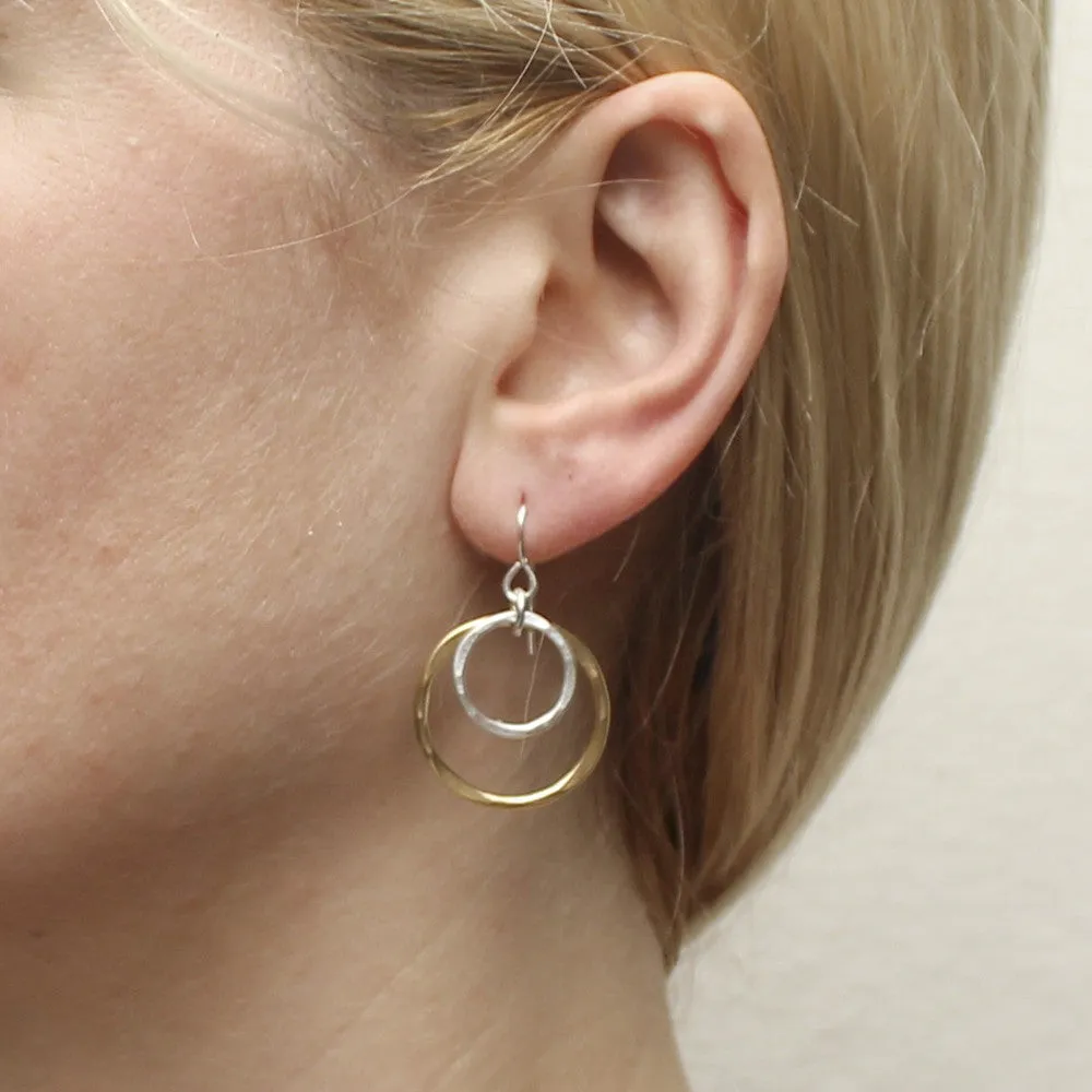 Medium Layered Rings Earring
