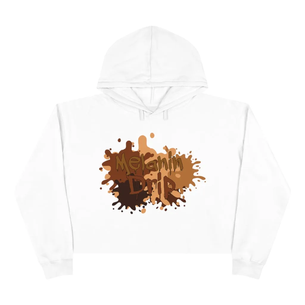 Melanin Drip Crop Hoodie