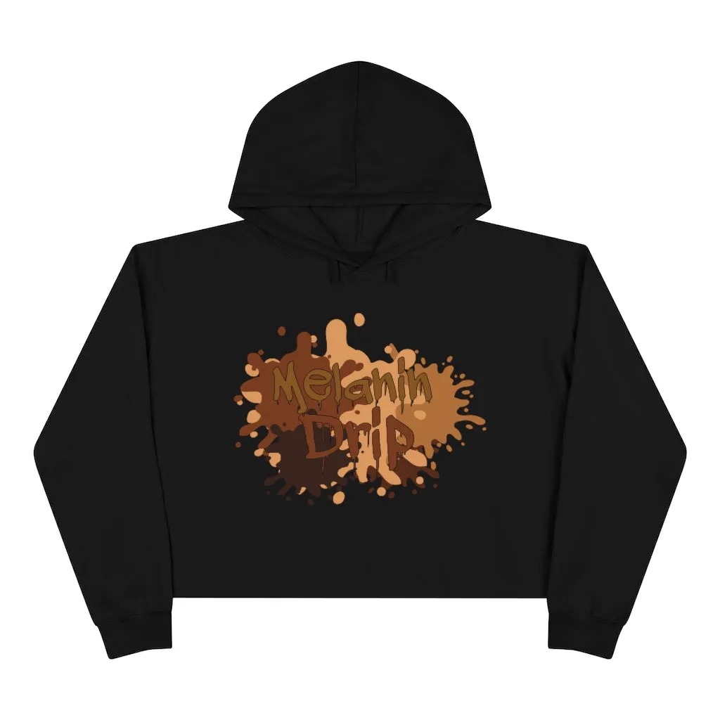 Melanin Drip Crop Hoodie