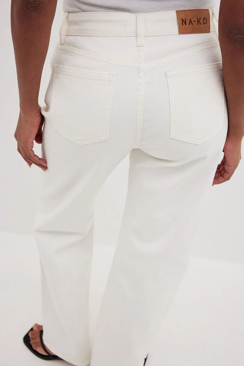Mid Waist Denim For Womens