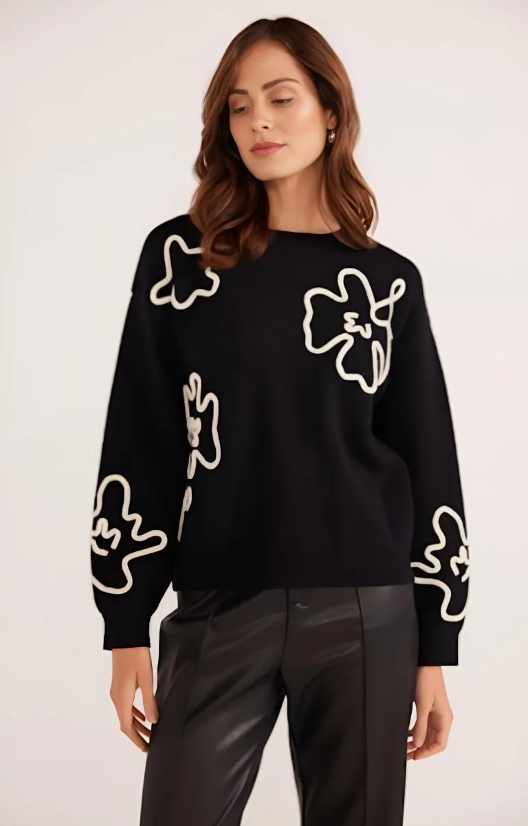 MINKPINK - Isla Floral Knit Jumper (Final Sale)