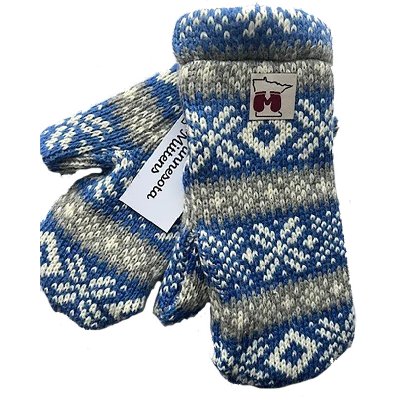 MINNESOTA MITTENS WOOL FLEECE MITTENS