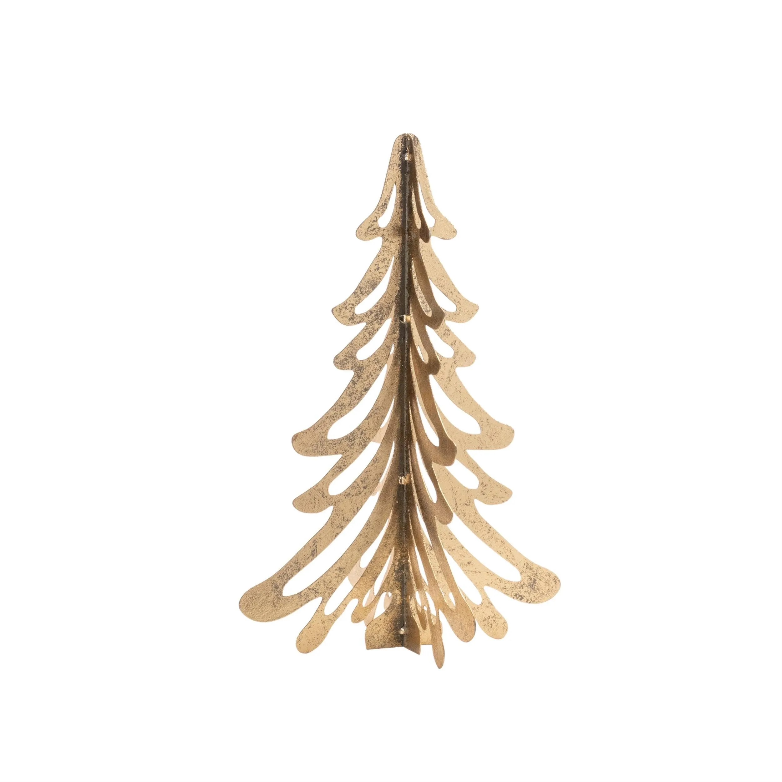 Modern Metal Cut-Out Pine Tree (Set of 2)