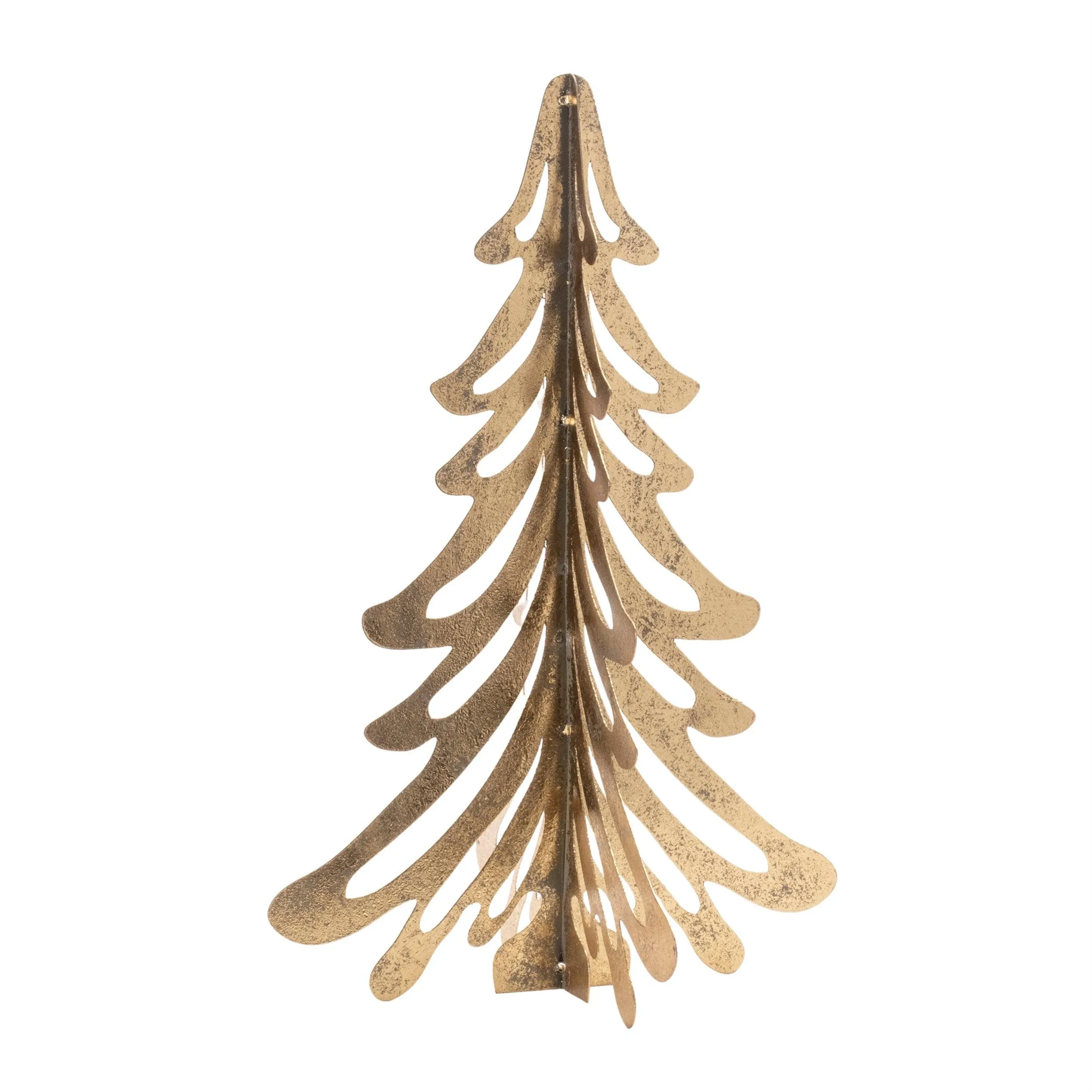 Modern Metal Cut-Out Pine Tree (Set of 2)