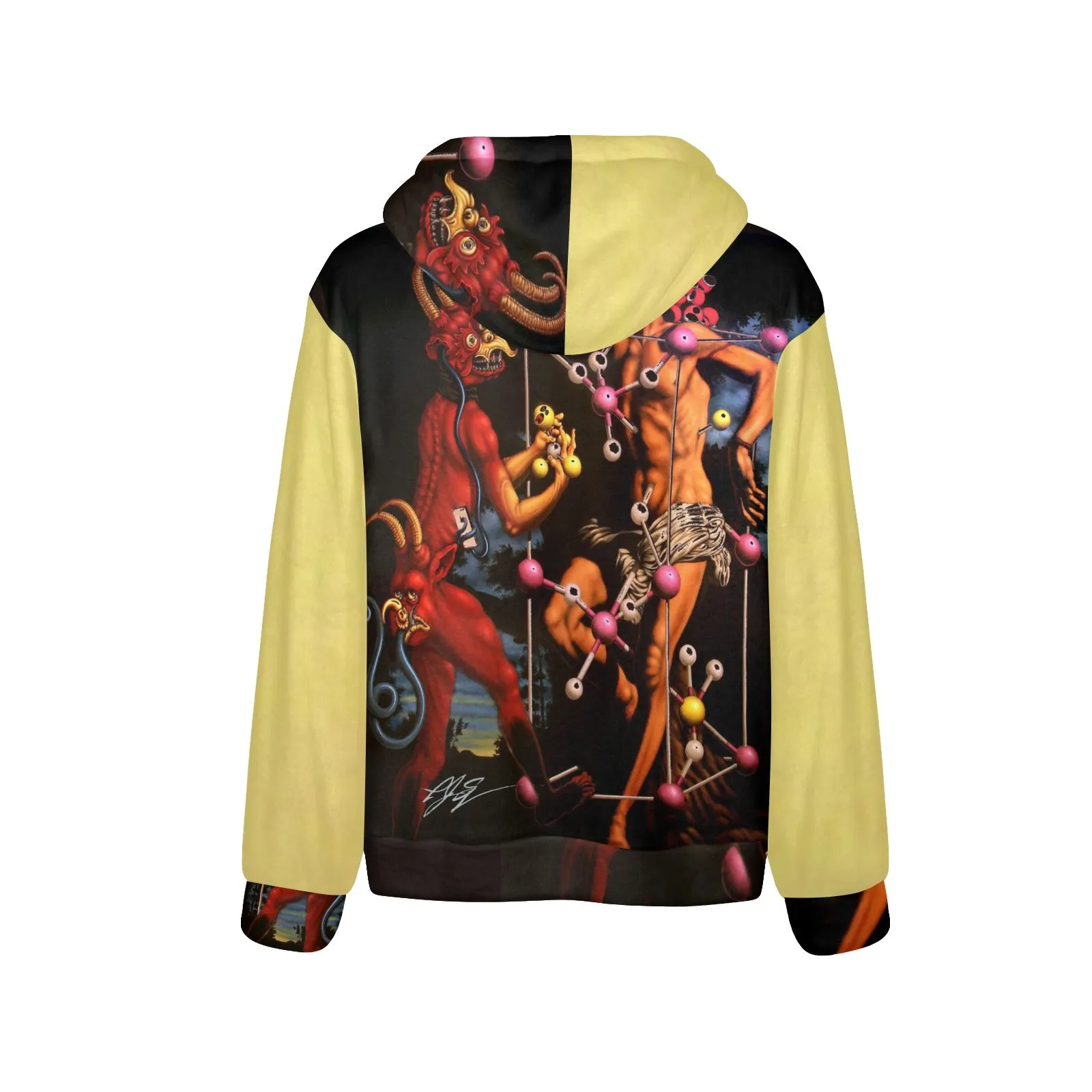 Molecular Martyrdom Men's Flannel Hoodie