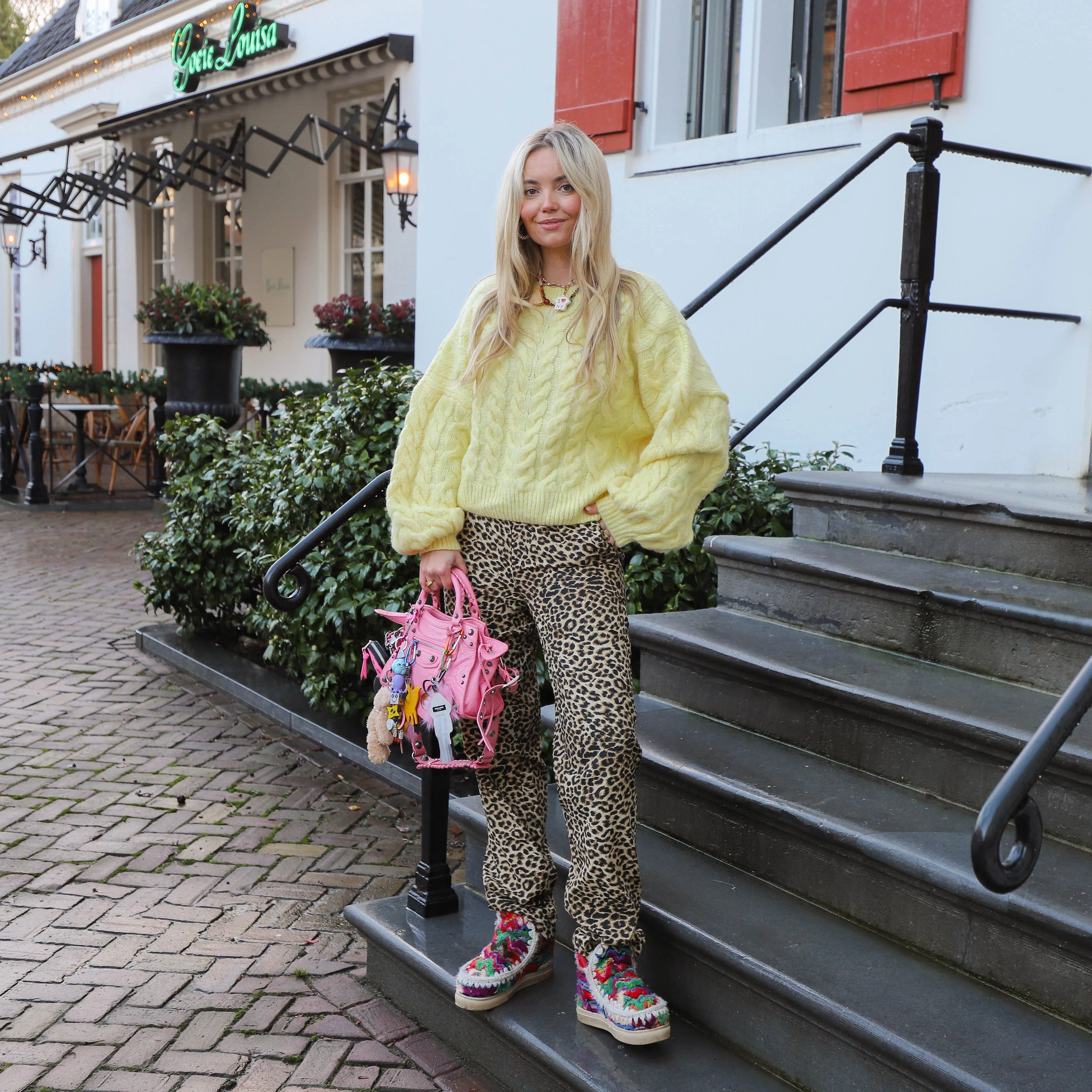 Molly knit geel
