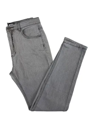 Moms jeans gris AKRO 10 à 16 ans na-FW21