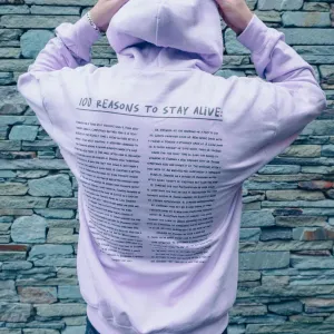 Moritz | 100 reasons to stay alive Hoodie (keep going)