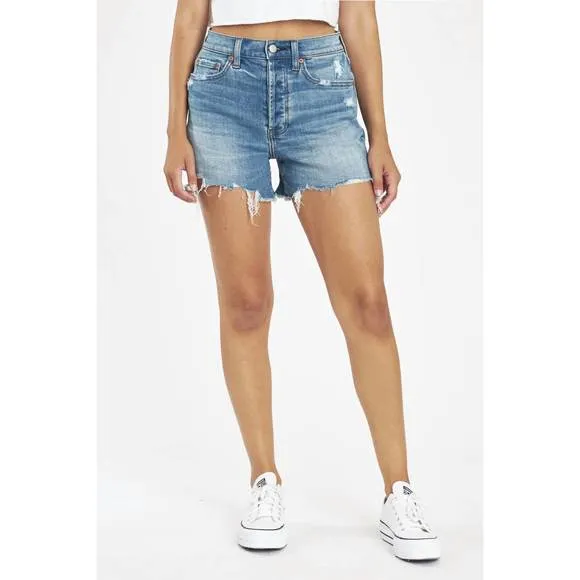 NEW DAZE bottom line high rise vintage short in wishes