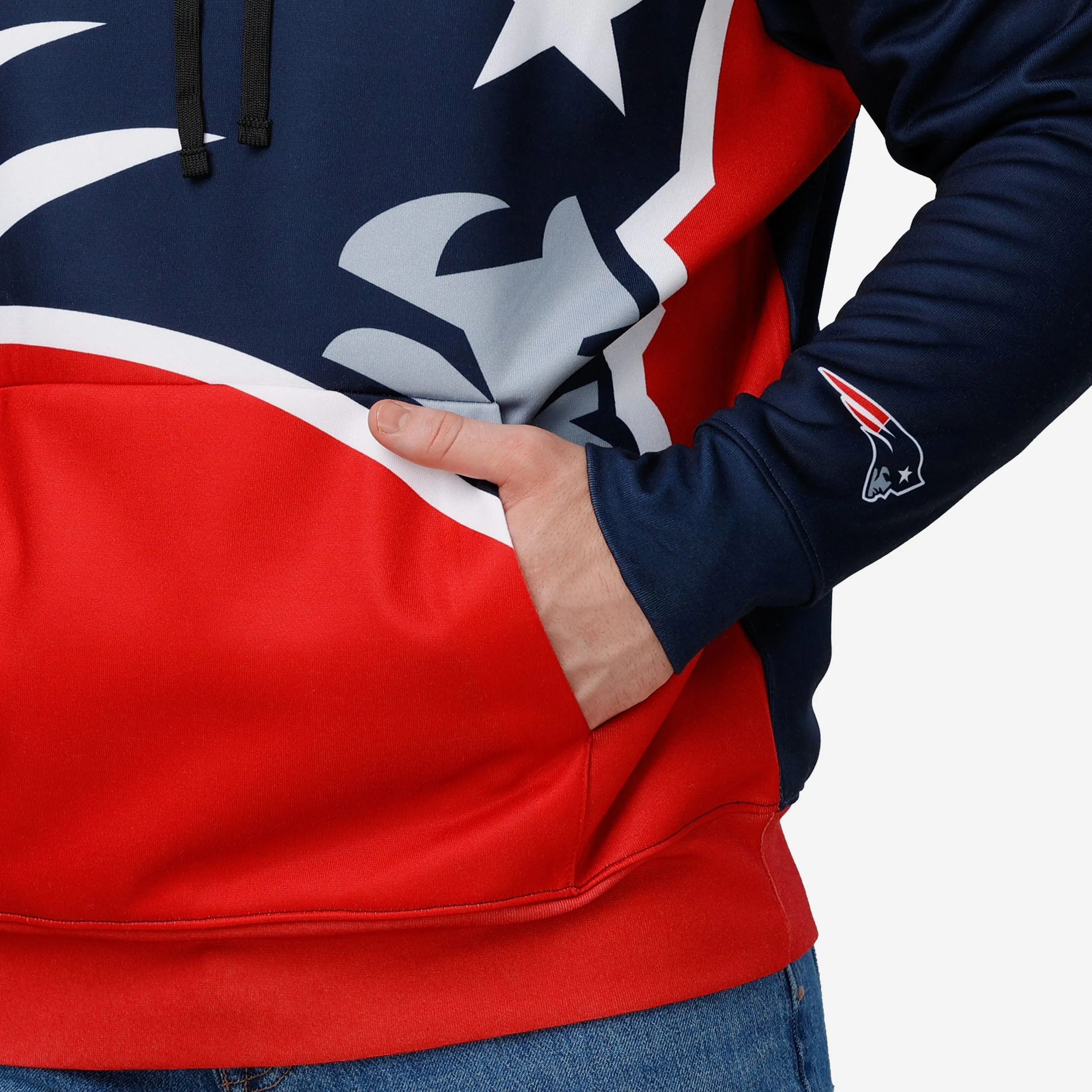 New England Patriots Bold Logo Hoodie