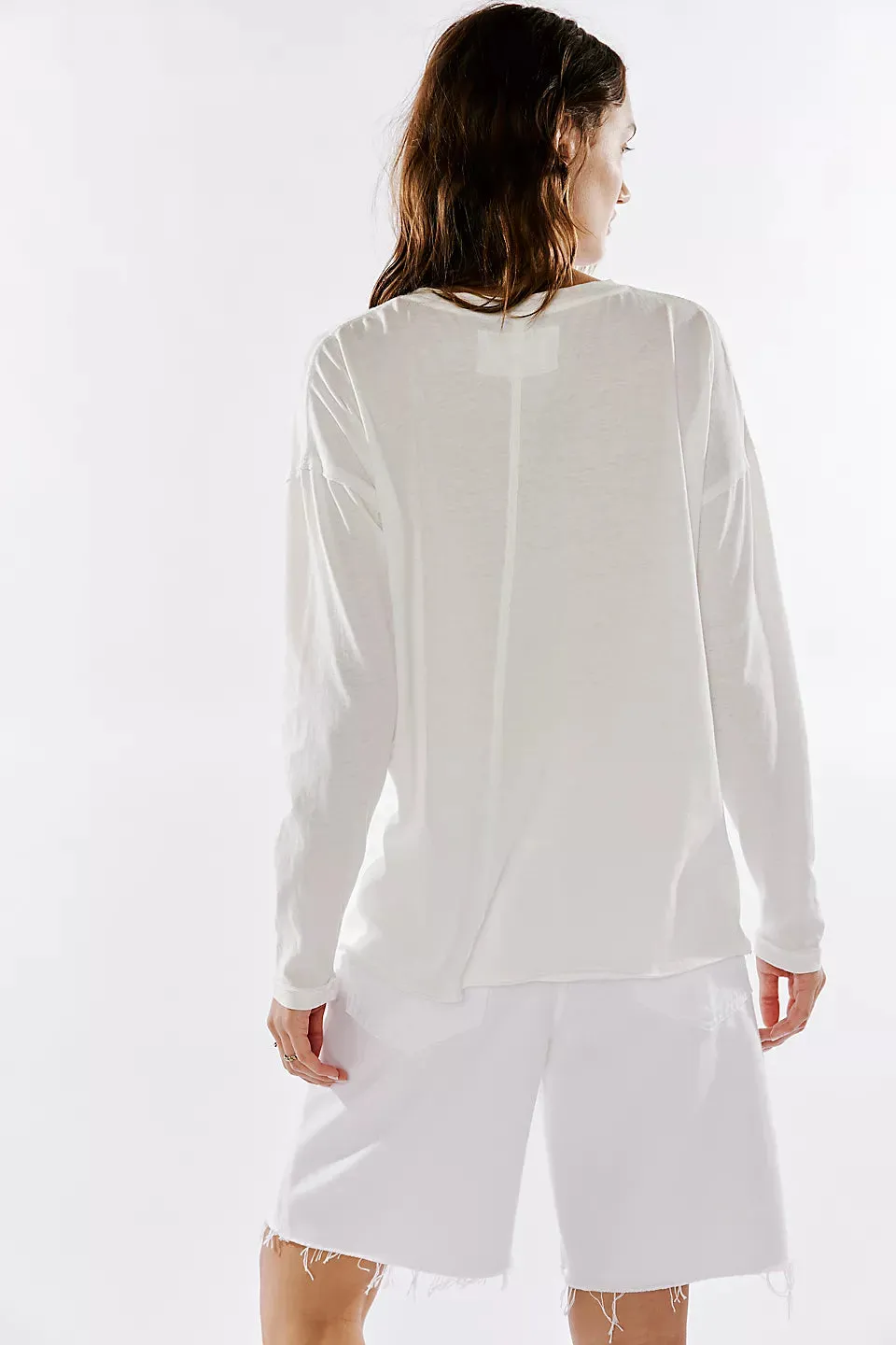 Nina Long-Sleeve Tee - Ivory