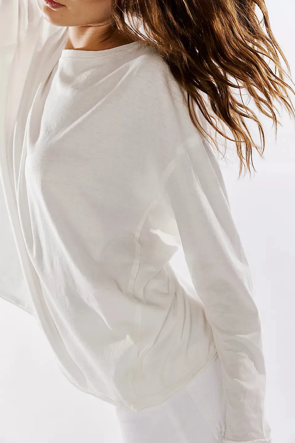 Nina Long-Sleeve Tee - Ivory