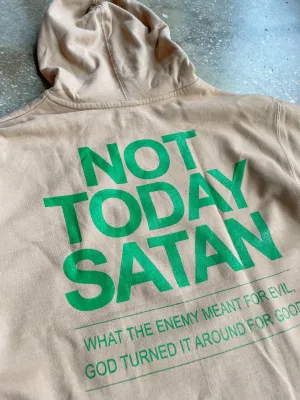 Not Today Satan Adult Box Hoodie