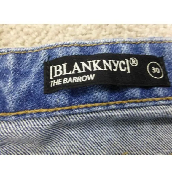 NWT Blank NYC Shorts The Barrow, Vintage High-Rise Short (Cruise Control…