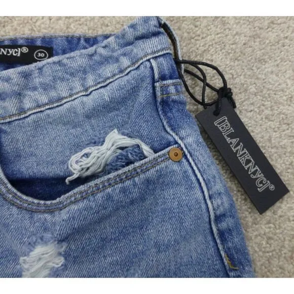 NWT Blank NYC Shorts The Barrow, Vintage High-Rise Short (Cruise Control…