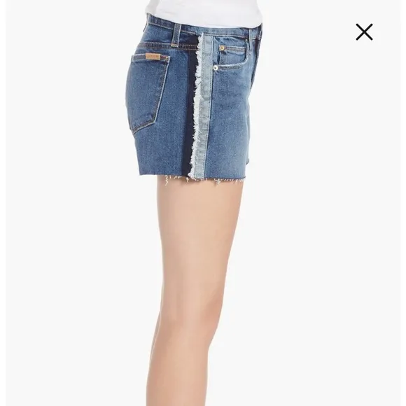 NWT Joe's The Ozzie Tuxedo-stripe Denim Shorts In Madera size 25