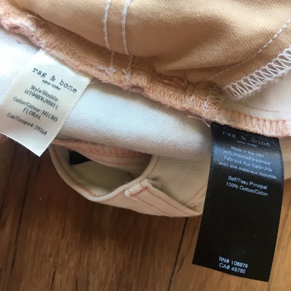 NWT RAG &amp; BONE Ellie Floral print Denim Shorts