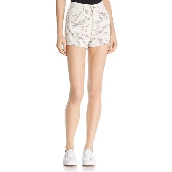 NWT RAG &amp; BONE Ellie Floral print Denim Shorts