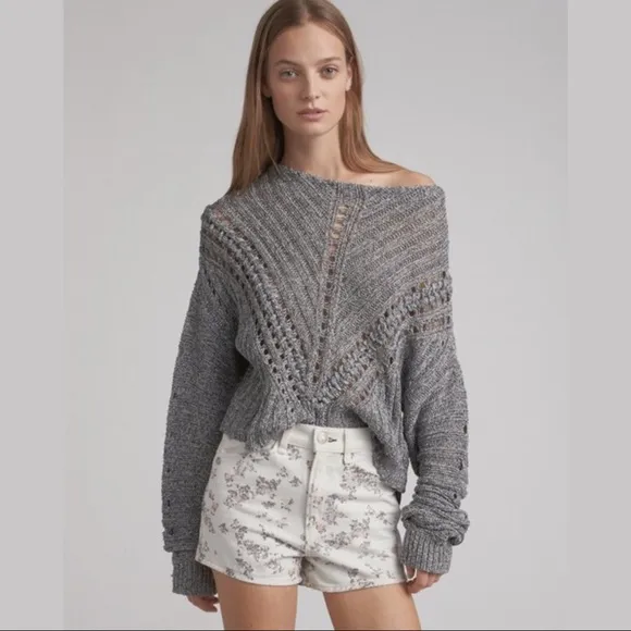 NWT RAG &amp; BONE Ellie Floral print Denim Shorts