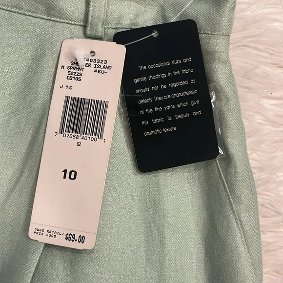 NWT vintage Ralph Lauren linen dress shorts fully lined 10